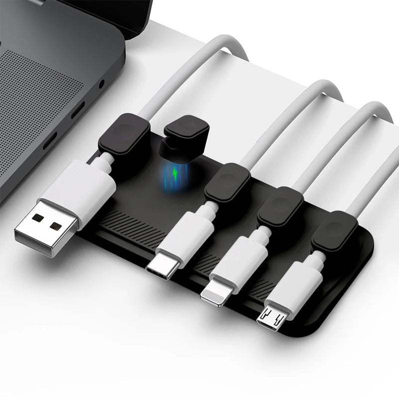 PureDesk™ Flex Silicone Cable Organizer