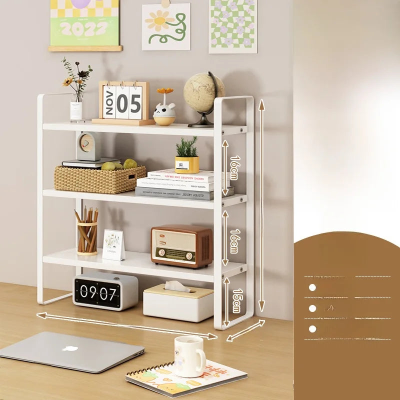 Minimalist Desktop Bookshelf & Organizer
