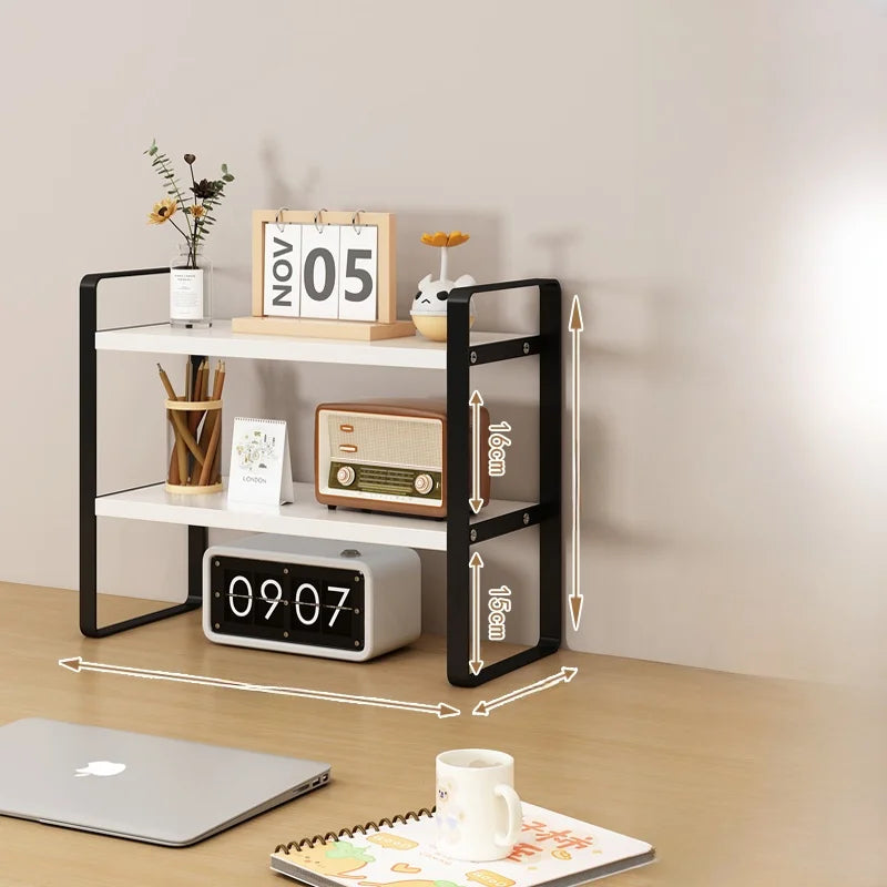 Minimalist Desktop Bookshelf & Organizer