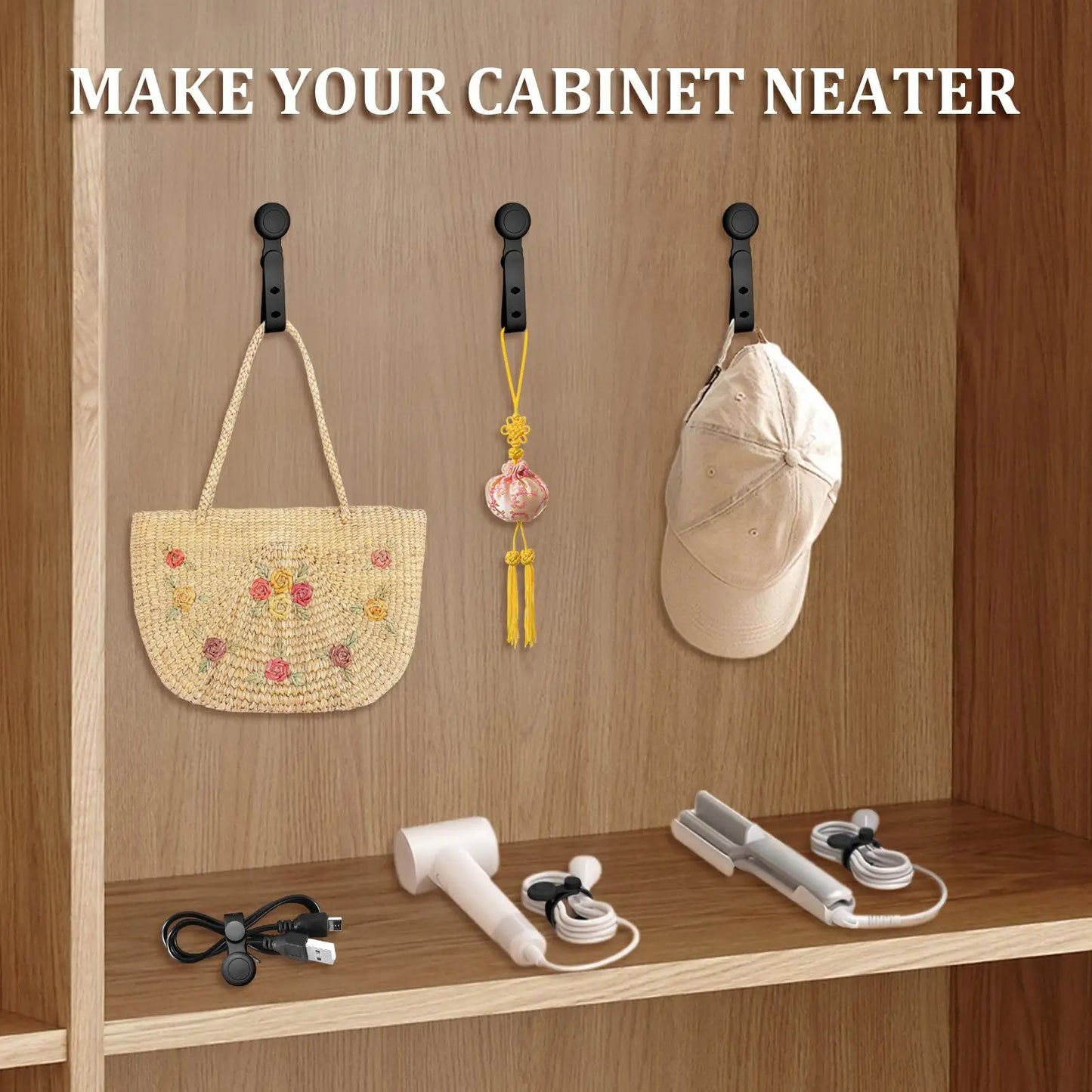 PureDesk™ Reusable Magnetic Cable Ties