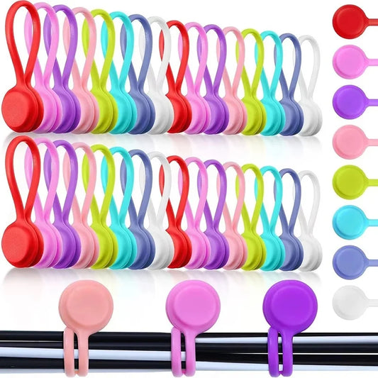 PureDesk™ Quick-Snap Magnetic Twist Ties