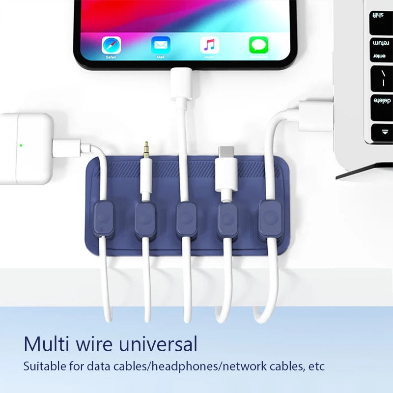 PureDesk™ Flex Silicone Cable Organizer