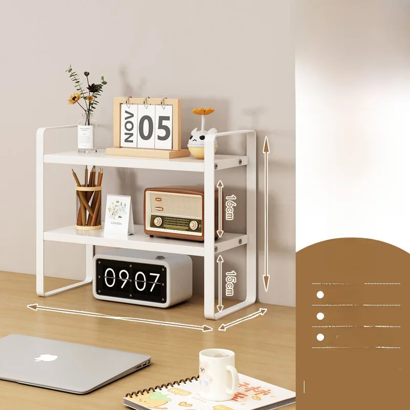 Minimalist Desktop Bookshelf & Organizer